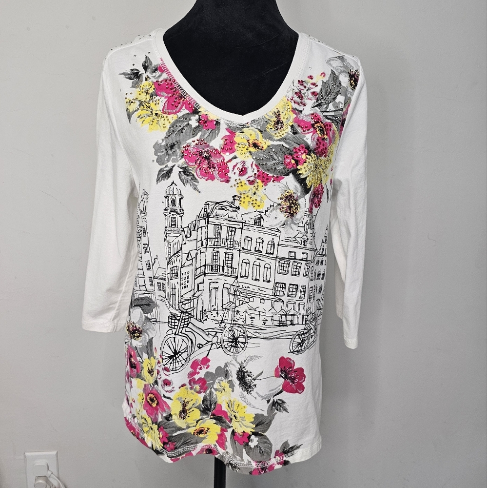 Sportelle Paris Cafe‎ Blouse, SZ, L
